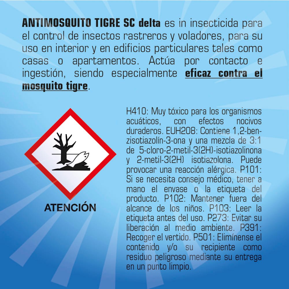 Insecticida Concentrado FIN LPD+ 25 ml – Alta Eficacia contra Mosquito Tigre y Otros Insectos