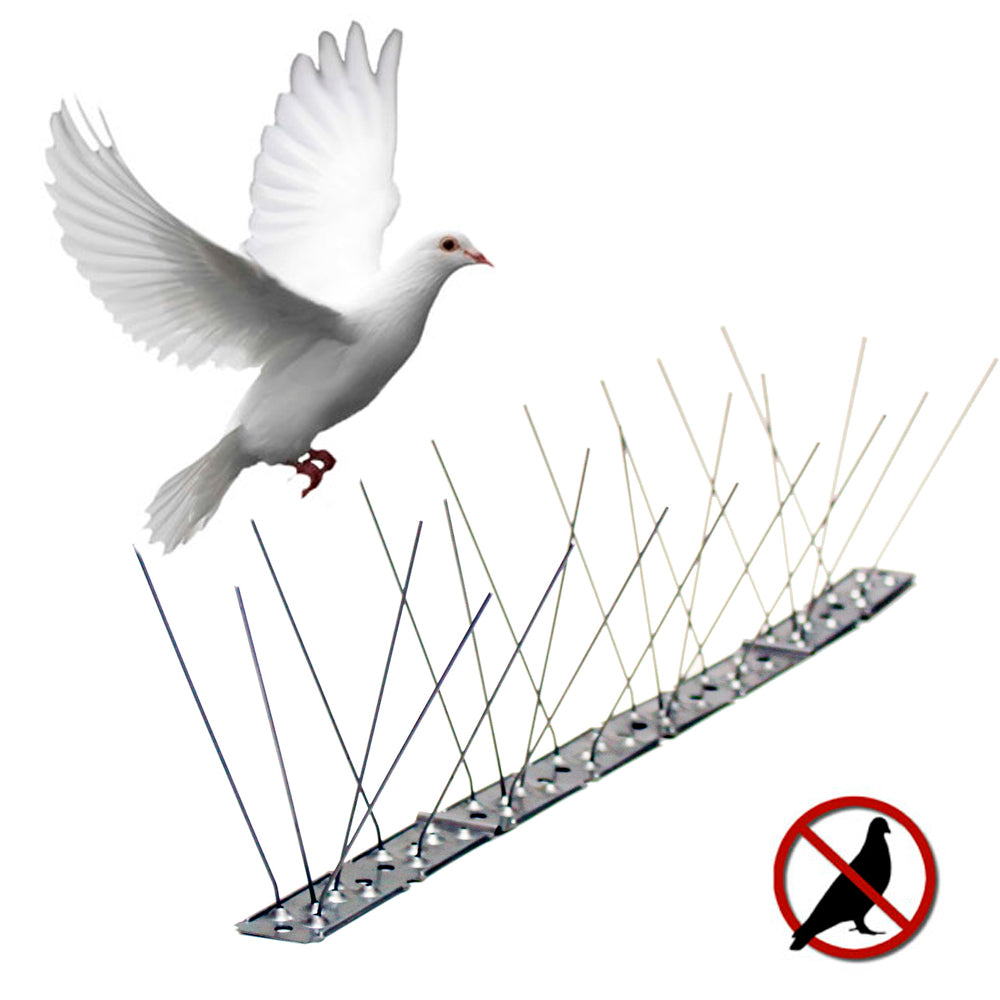 Pinchos Anti Palomas Inoxidable 100×2,5×11 cm – 80 Varillas/Metro