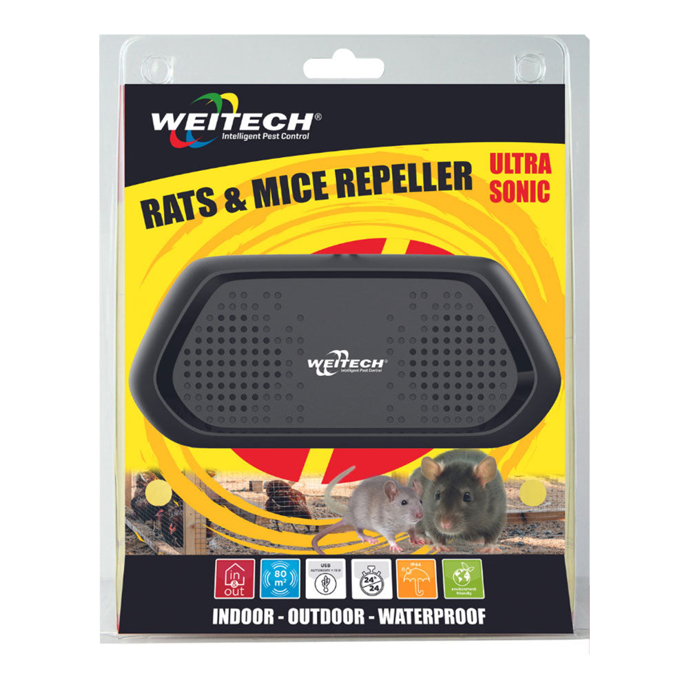 Ahuyentador Ultrasónico para Ratas y Ratones – Weitech