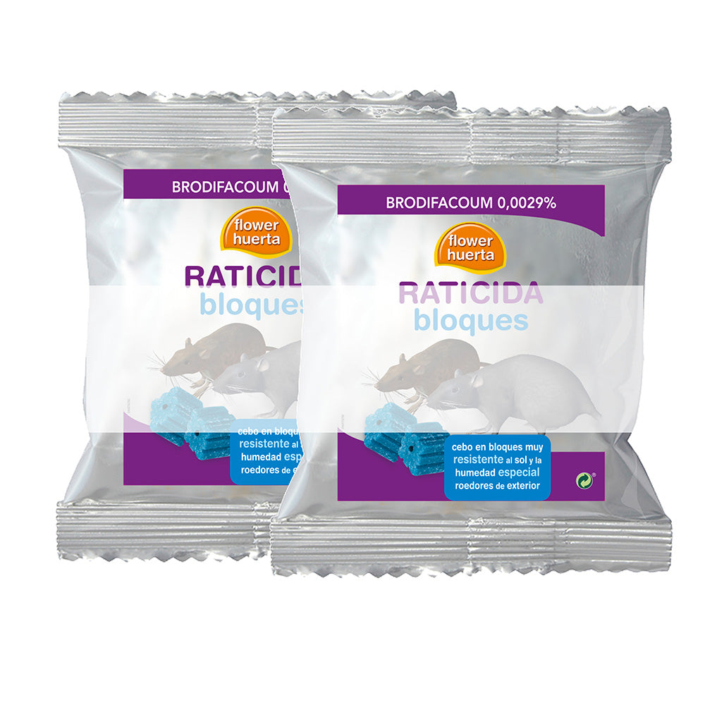 Rodenticida en Bloques – Control de Topillos, Ratas de Campo y Roedores – 2×250 g