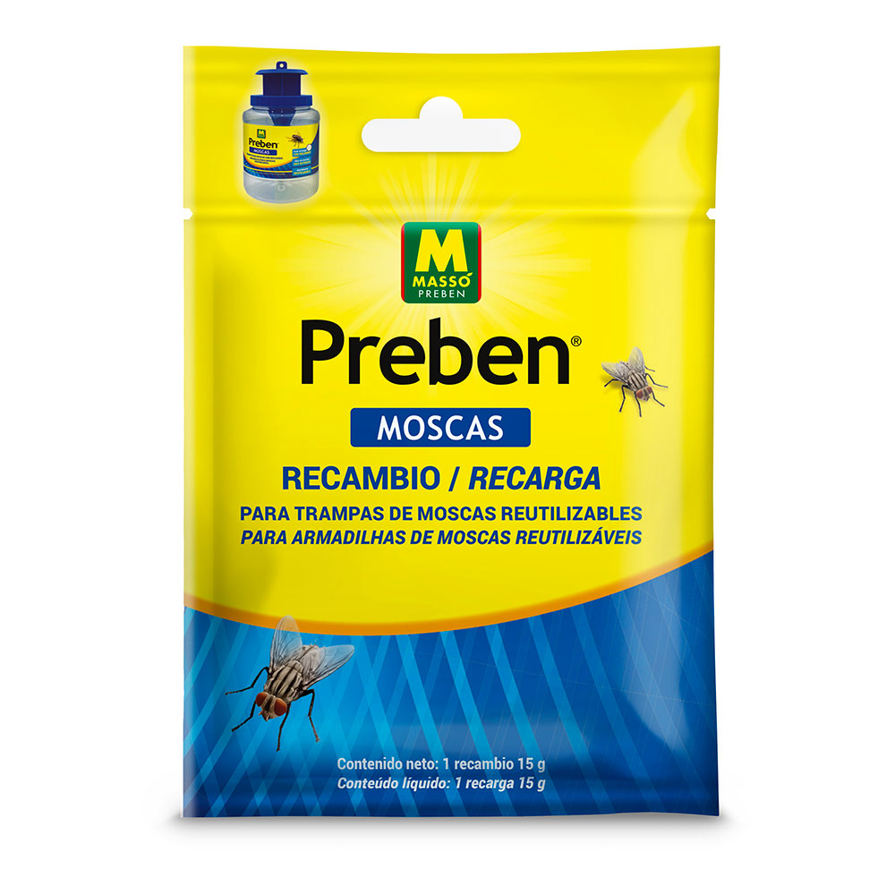 Recambio Atrayente para Trampas de Moscas Massó 15 g – Uso Exterior