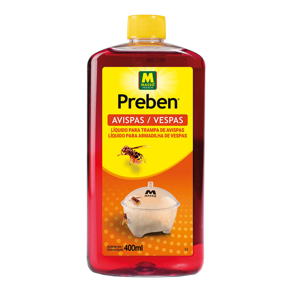 Atrayente para Avispas y Moscas Preben Massó 400 ml – Interior y Exterior