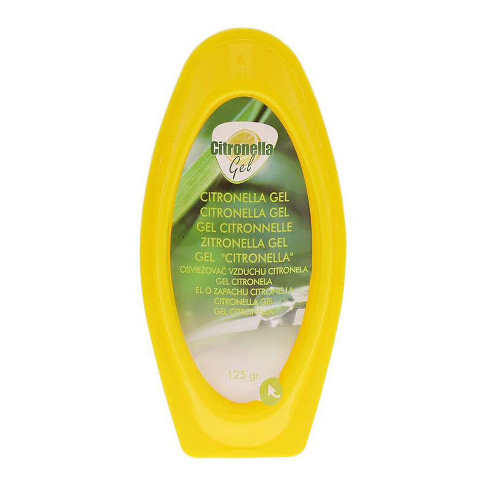 Gel Ambientador Citronela Antimosquitos 125 g – Polipropileno Amarillo