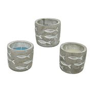 Citronella Candle in Cement Container 70g – Assorted Colors 