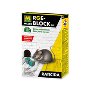 Raticida en Bloque Roe-Block Plus Massó 260 g – Alta Potencia para Ratas y Ratones