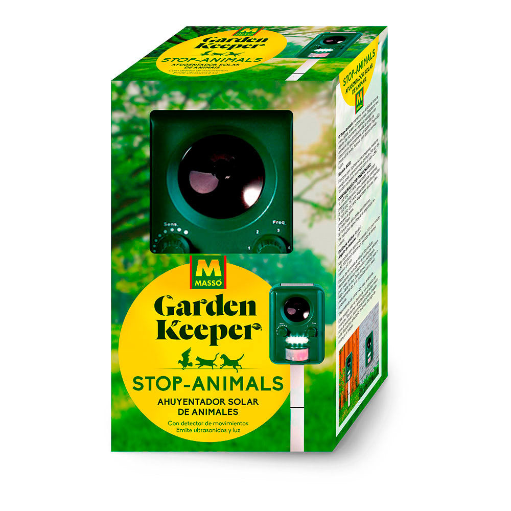 Ahuyentador Solar Ultrasónico Massó Stop Animals – Perros, Gatos y Aves
