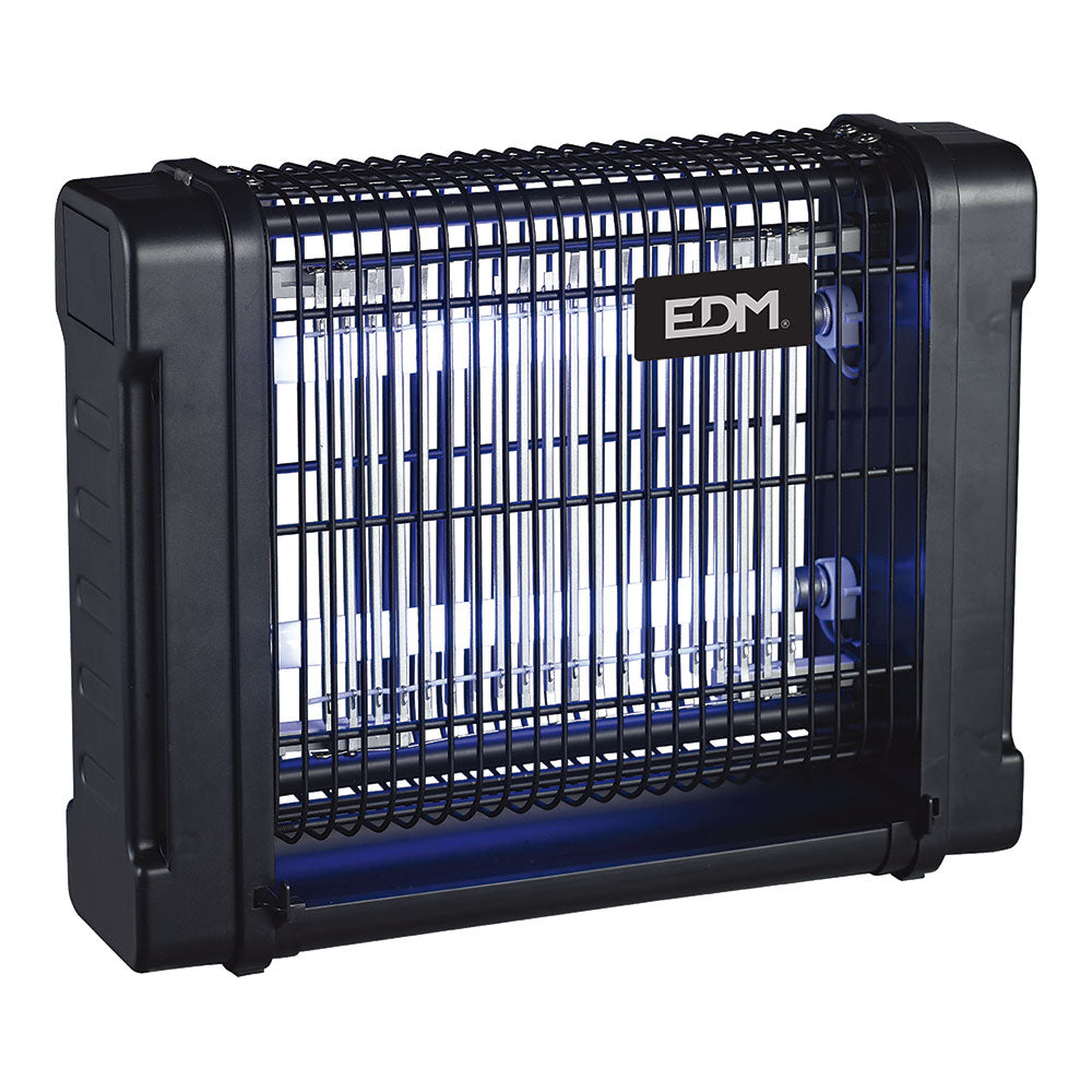 Mata Insectos Eléctrico Profesional 2x6W – Cobertura 30 m² – Rotación 340°