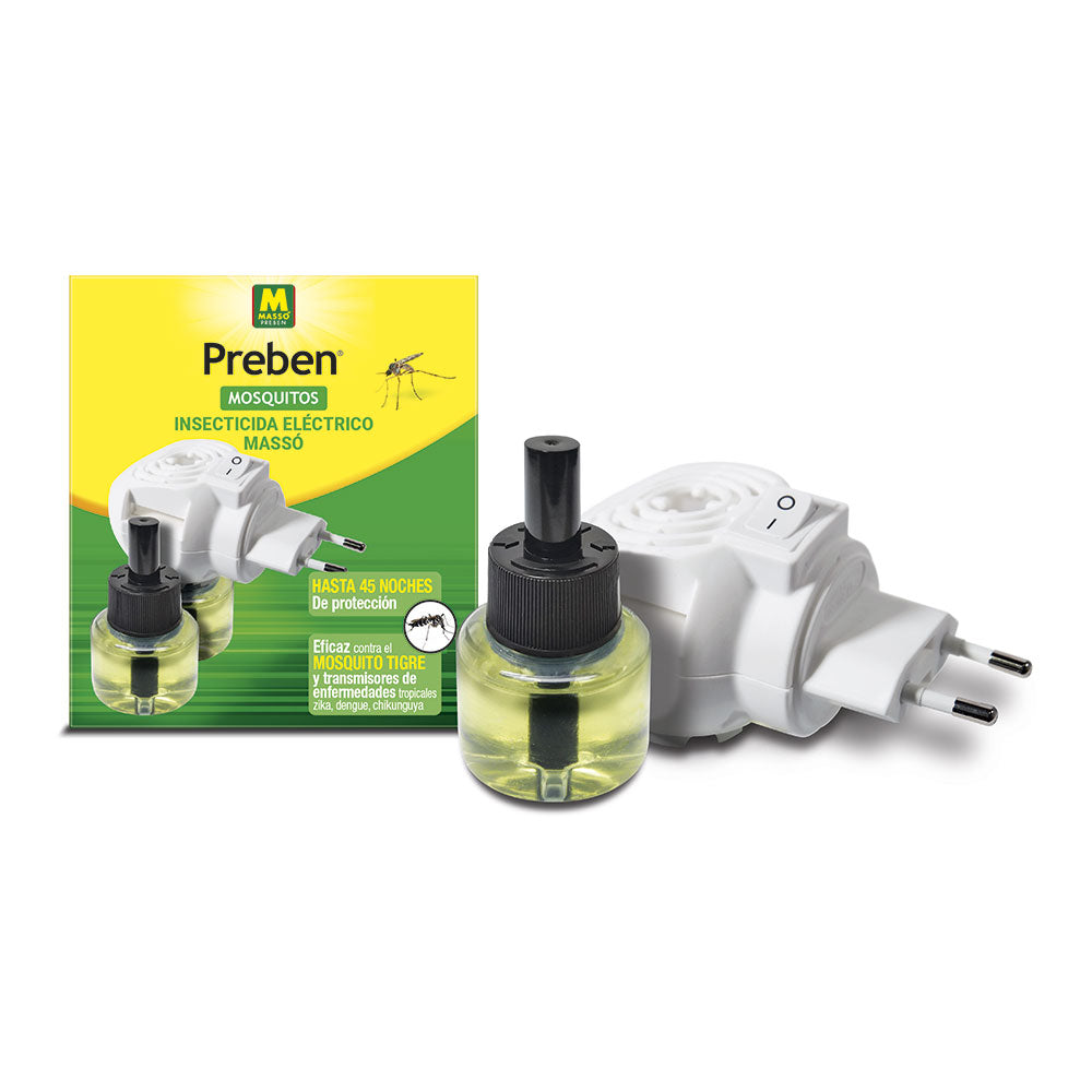 Insecticida Eléctrico para Mosquitos 33 ml + Recambio – Preben Massó