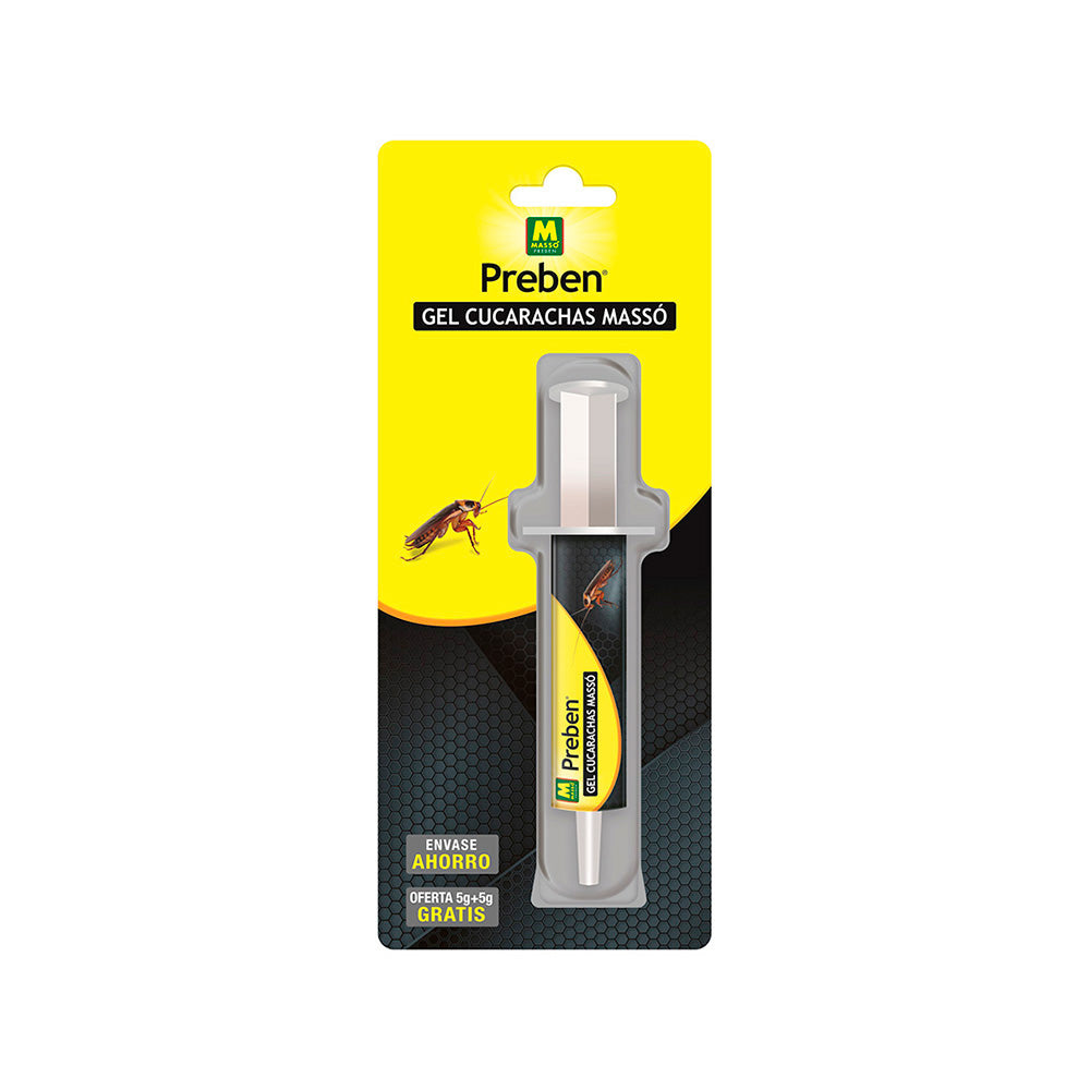 Gel Cebo para Cucarachas en Jeringa 10 g – Preben Massó