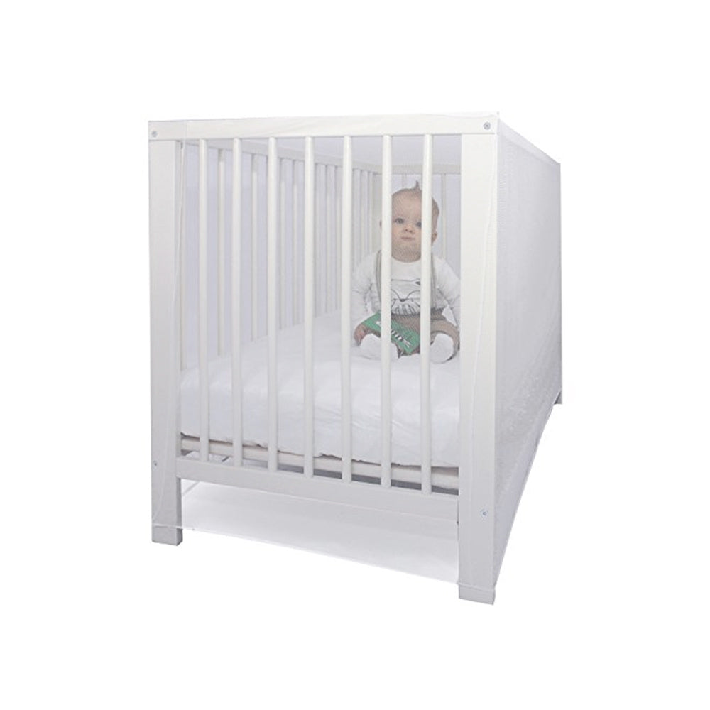 Red Mosquitera Blanca 145×74×82,5 cm – Especial para Cunas de Bebé
