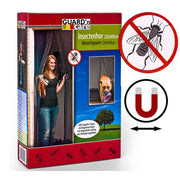 Mosquitera Magnética Negra 100×220 cm (2 Hojas de 50×220 cm)