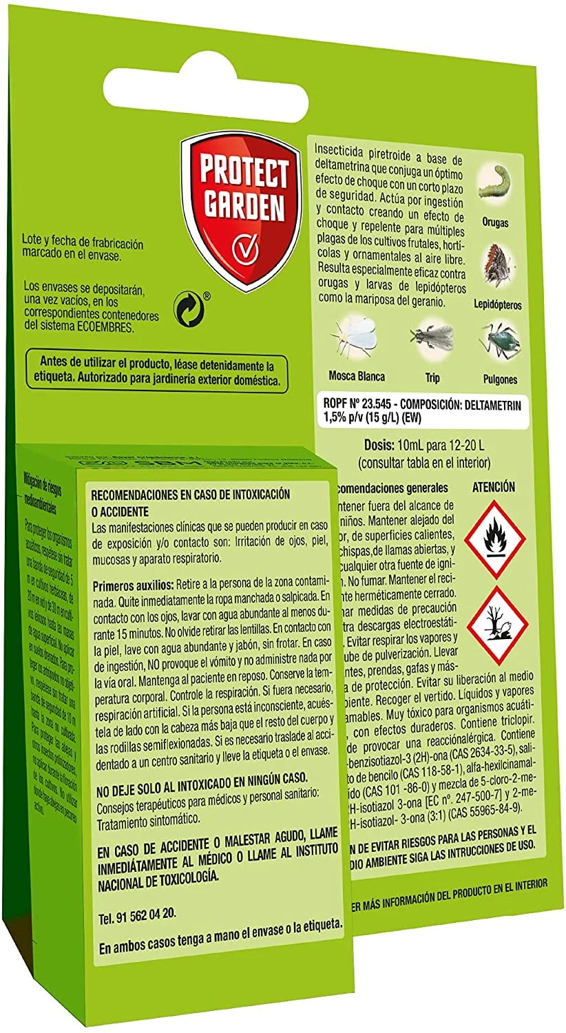 Insecticida de Choque Concentrado 10 ml – Protect Garden EW