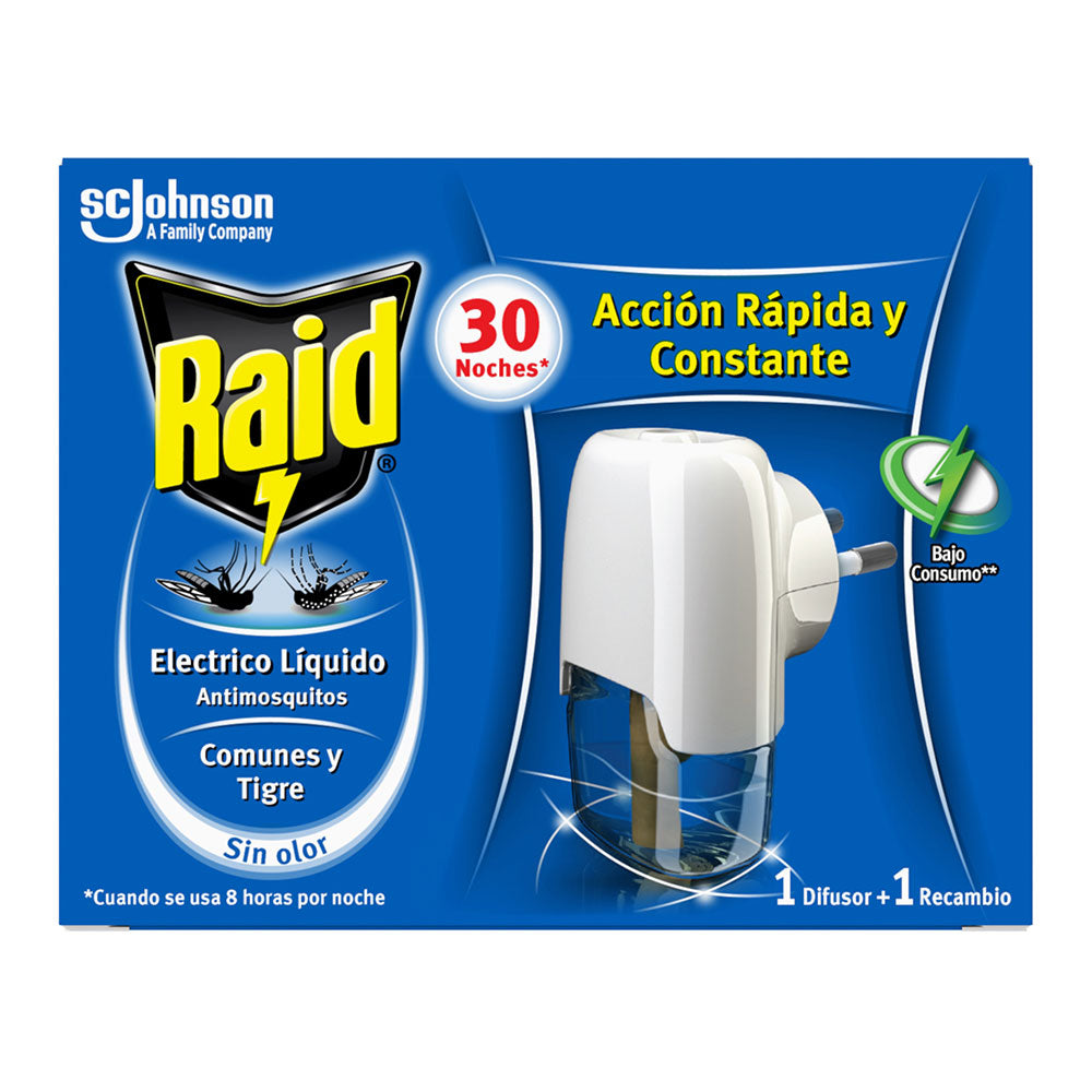 Antimosquitos Eléctrico – Acción Rápida y Constante – Bajo Consumo