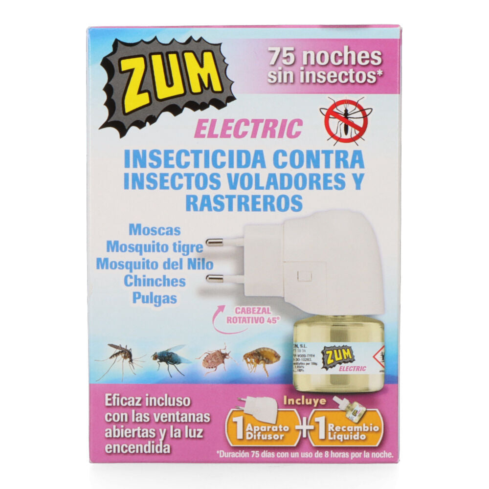 Zum Insecticida Eléctrico T-1001 – Aparato + Recambio Líquido
