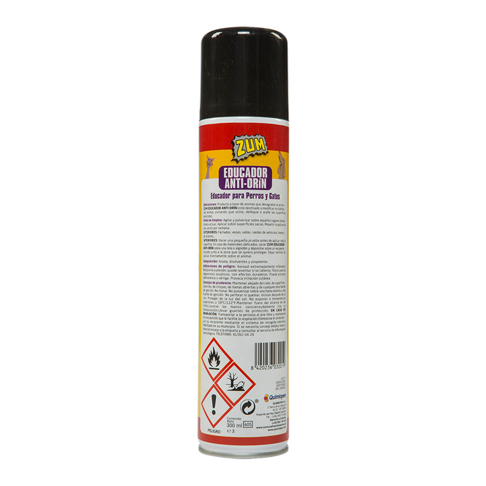 Zum Pulse Anti-Orín Mascotas – Spray 405 ml – Educador Antimicción